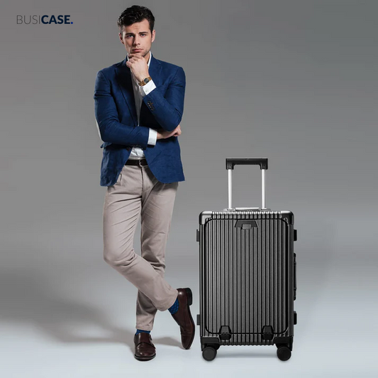 UrbanTrek | 2024 Business Suitcase with Bottle Holder - BusiCase2024 Business Suitcase with Bottle Holder - Busicase