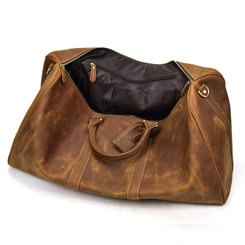 Top Layer Cowhide One-Shoulder Messenger