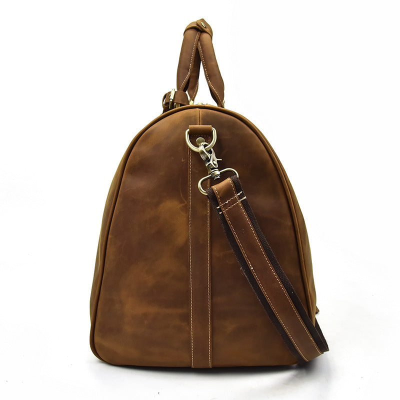 Top Layer Cowhide One-Shoulder Messenger