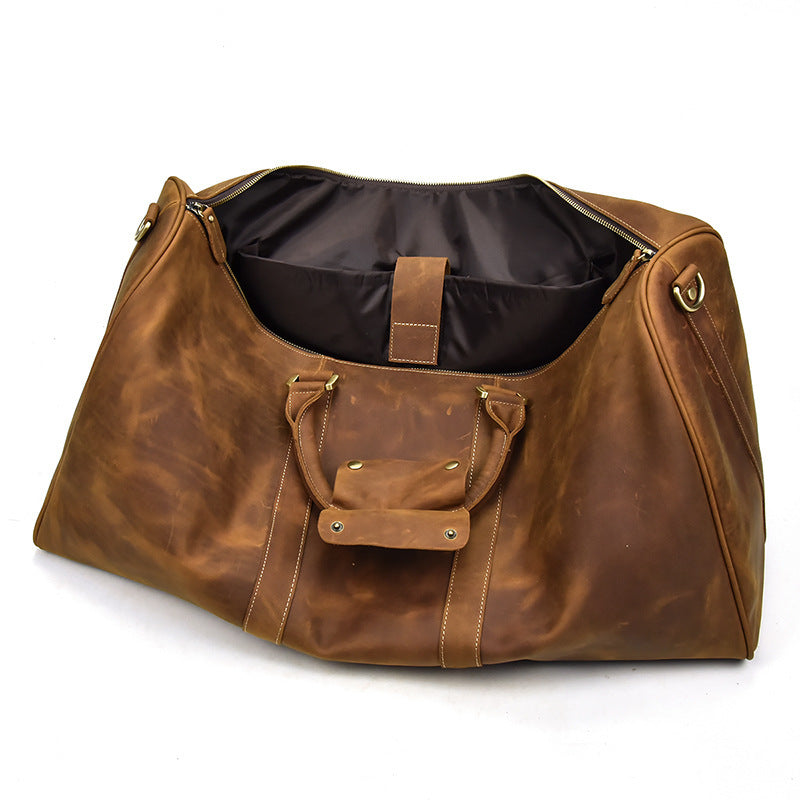 Top Layer Cowhide One-Shoulder Messenger